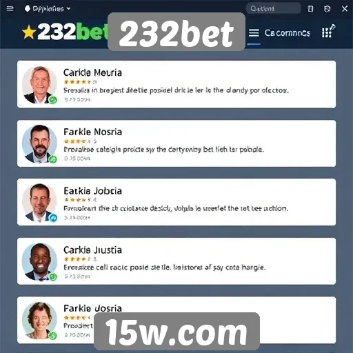 Entrevista com usuários sobre suas experiências no 232bet